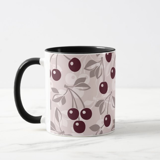 Caneca Modele com cerejas 2 (Esquerda)
