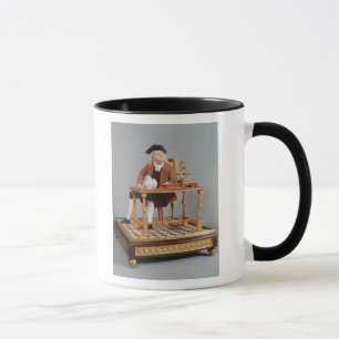 Caneca Modelo de Benjamin Franklin em sua mesa