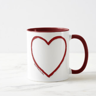 Caneca Modelo de Mug de Amor e Ódio