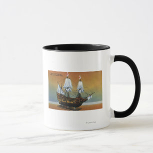 Caneca Modelo do Mayflower em Pergrim Hall View