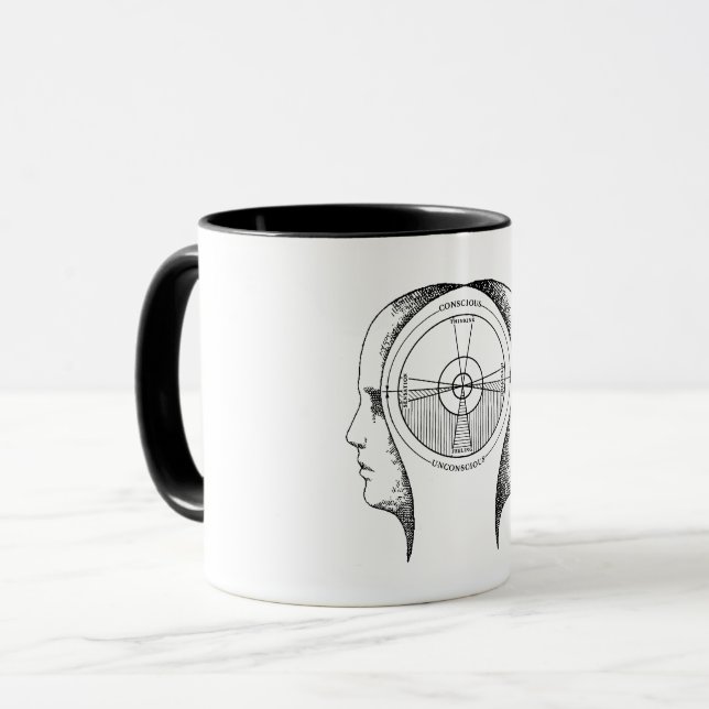 Caneca Modelo Jungiano do Psyche (Frente Esquerda)