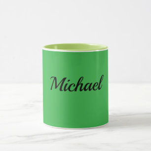 Caneca Modelo Verde e Verde Chartreuse