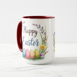 Caneca Modern Easter Eggs Beautiful Collection