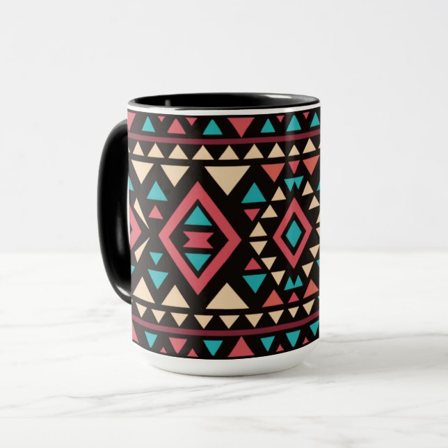 Caneca Modern Geometric Southwest Style  (Frente Esquerda)