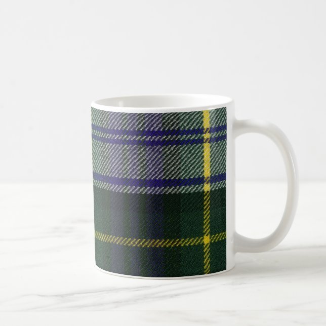 Caneca moderna do Tartan do vestido de Gordon (Direita)