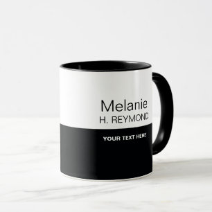 Caneca Moderna Semana Preta Mug Personalizada com Nome