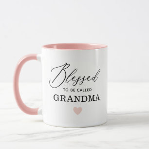 Caneca Moderno abençoado por ser chamado de Dia de as mãe