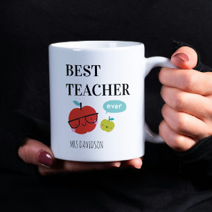 Caneca Moderno 'Melhor Professor de Todos os Tempos' Pers