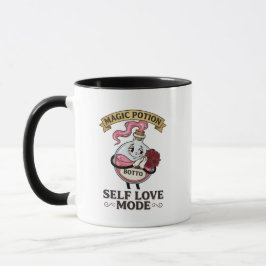 Caneca Modo de Amor Próprio Botto Poção Mágica Vintage A