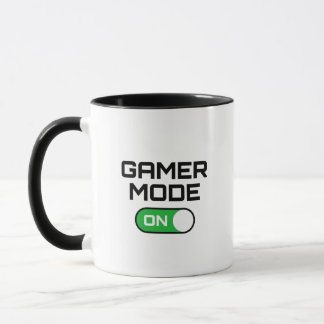 Caneca Modo de Jogador Ativado Interruptor de Alternância