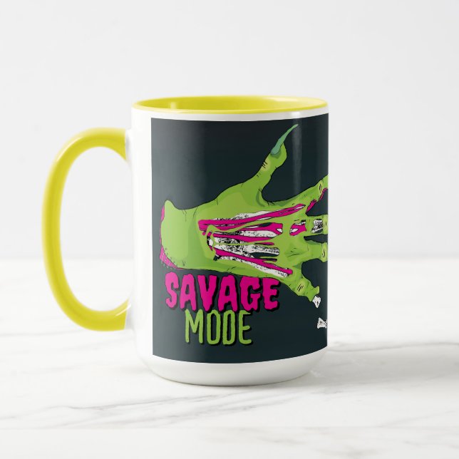 Caneca Modo de Poupança de Divertimento Zombie Carregando (Esquerda)