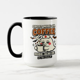 Caneca Modo Fantasma Ativado Modo Café Também Ativado Enf