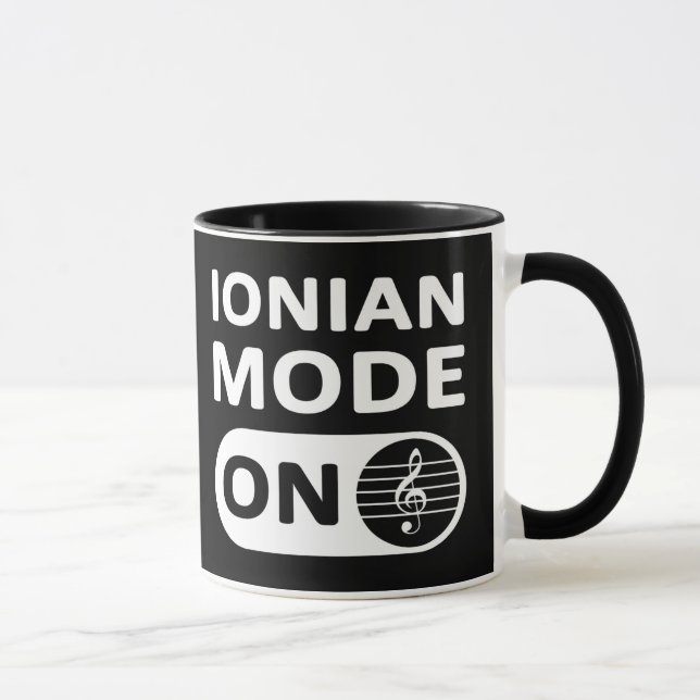Caneca Modo Música Jônico Ativado - Mug (Direita)
