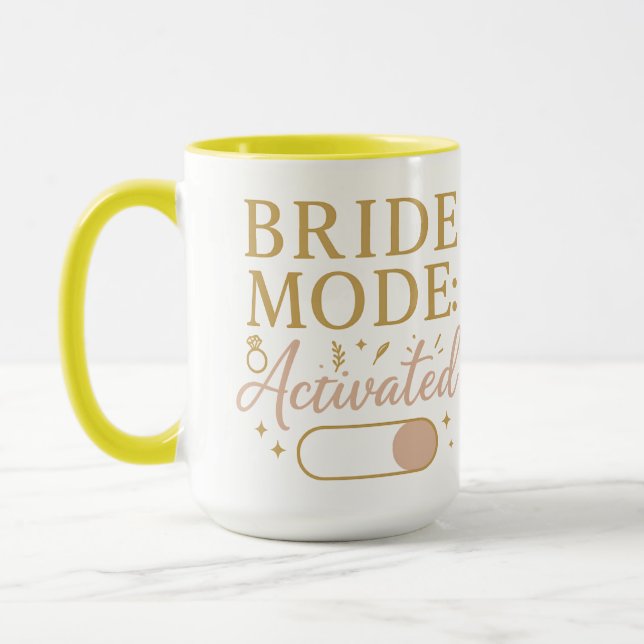 Caneca Modo Noiva: Ativado | Presentes de Halloween (Esquerda)
