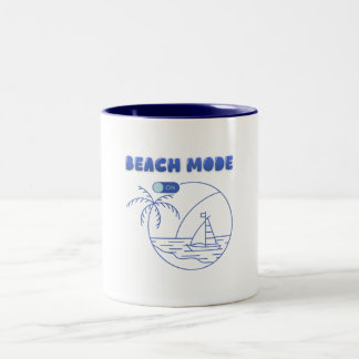 Caneca Modo Praia Ativado – Xícara de Café de Verã