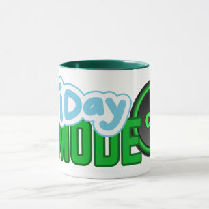 Caneca Modo Sexta-feira: Ativado – Humor Casual no Escrit