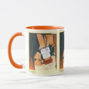 Caneca Moedor de Café por Juan Gris, Arte Cubista Vintage