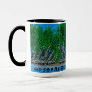 Caneca Mogas balneares, o meu paraíso insular aguarda.