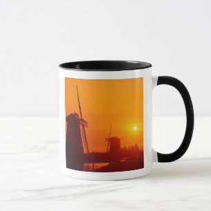 Caneca Moinhos de vento ao pôr do sol, Schermerhorn, Pa