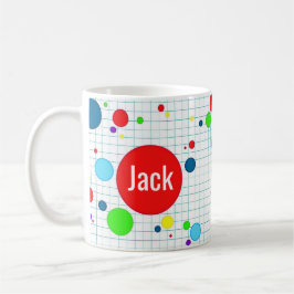 Caneca Mok - computerspel agario-stijl - blauw