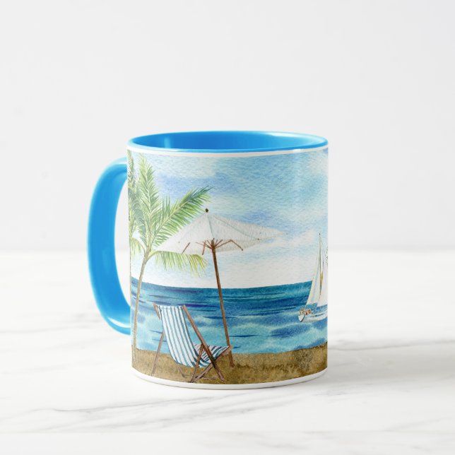 Caneca Mola de Aquarela (Frente Esquerda)