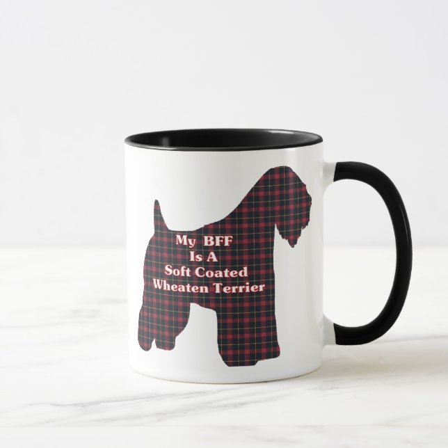 Caneca Mole Coated Wheaten Terrier BFF Mug (Direita)