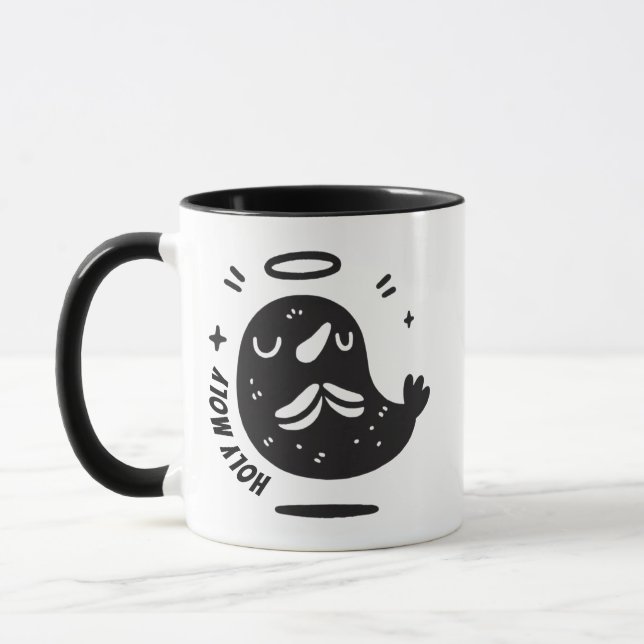 Caneca Mole Moleira Maluca – Engraçado Flutuando  (Esquerda)