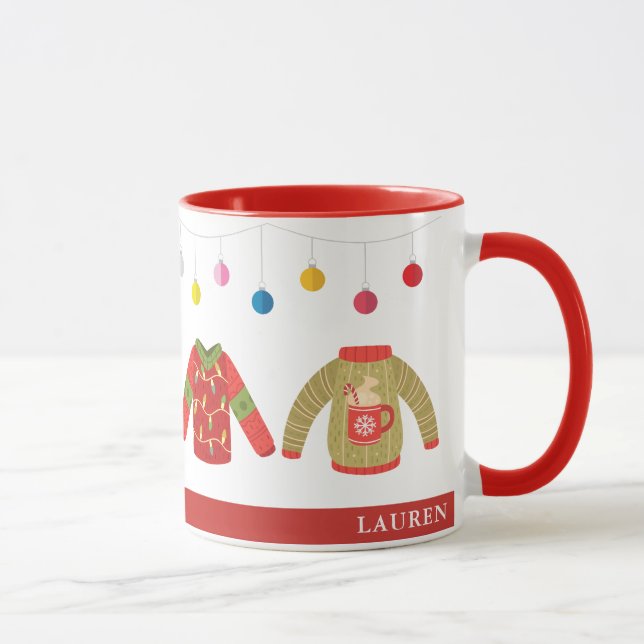 Caneca Molho de Natal Feio Personalizado (Direita)