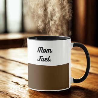 Caneca Mom Fuel Coffee Mug – Funny Gift for Moms