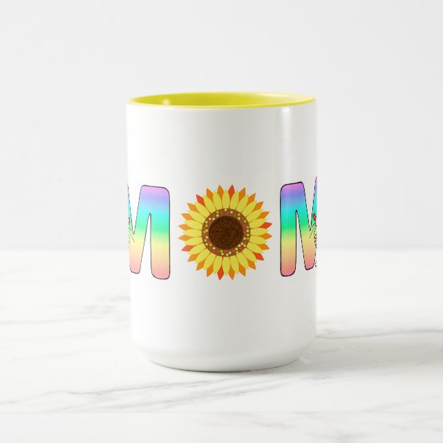 Caneca MOM Girassóis e Ratos (Centro)