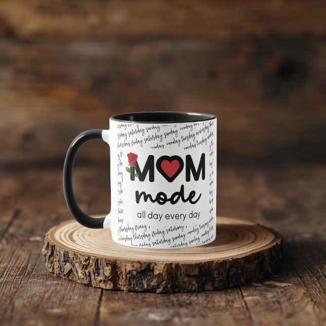 Caneca Mom Mode All Day Every Day Mug (Criador carregado)