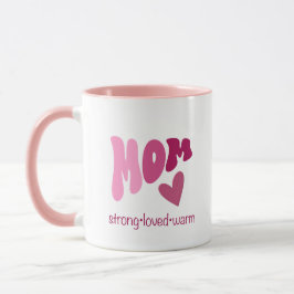 Caneca Mom mug heart