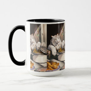 Caneca Momento da Cozinha do Tigre Branco