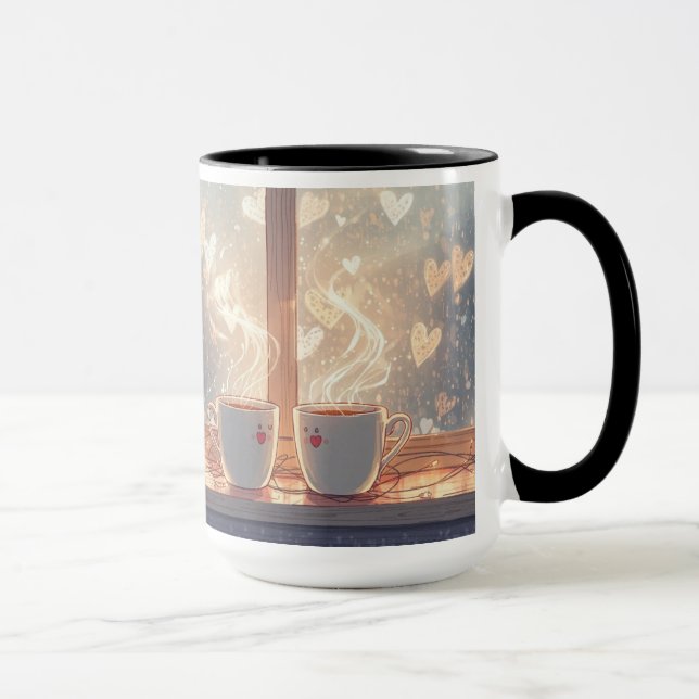 Caneca Momento De Café Casal Cozy - Rom (Direita)