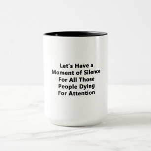 Caneca Momento de Silêncio