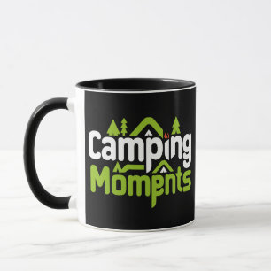 Caneca Momentos de acampamento, memórias inesquecíveis