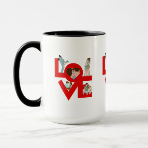 Caneca Momentos de Casal Romântico AMOR