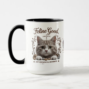 Caneca Momentos meowgical Combinação de 15 oz com Mug d