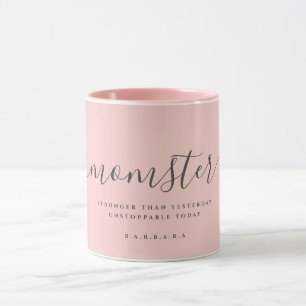 CANECA MOMSTER MOM LIFE MAIS FORTE DO QUE O CAFÉ ONTEM