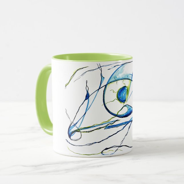 Caneca Mon oeil je m'en fish... Tasse (Frente Esquerda)