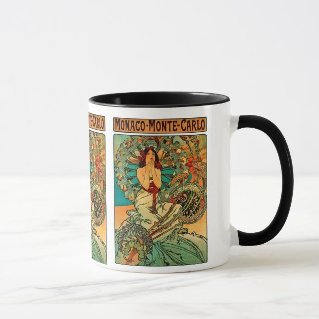 Caneca Monaco Monte - arte Nouveau de Carlo (Direita)