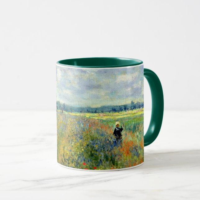 Caneca Monet - Campo de Papoulas, Argenteuil (Frente Esquerda)