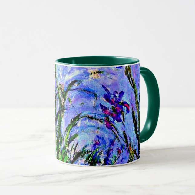 Caneca Monet - Irlandeses, famosa pintura Impressionista (Frente Esquerda)