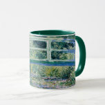 Caneca Monet - Lírios de Água e Ponte Japonesa<br><div class="desc">Ponte aquática e japonesa,  famosa pintura de Claude Monet,  1899</div>