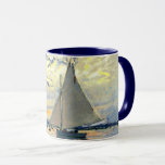 Caneca Monet - Navio de vela no Le Petit-Gennevilliers Mu<br><div class="desc">A famosa pintura de Claude Monet,  veleiro no Le Petit-Gennevilliers.</div>