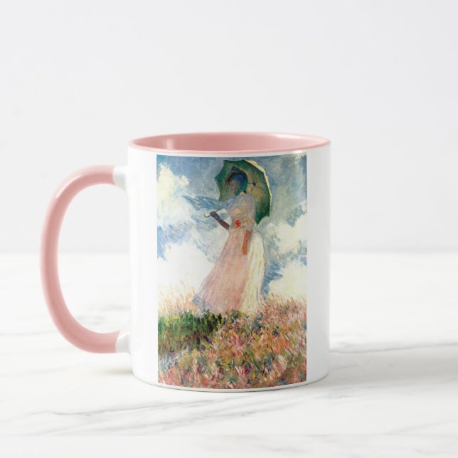 Caneca Monet Woman com Parasol à esquerda (Esquerda)