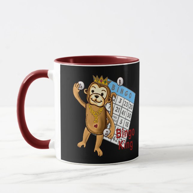 Caneca Monkey Bingo King (Esquerda)