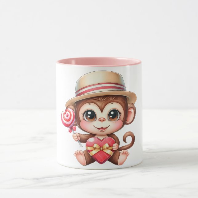 Caneca Monkey love Mug (Centro)