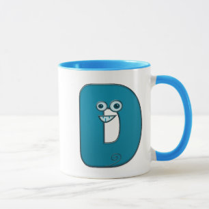 Caneca monograma animal - D