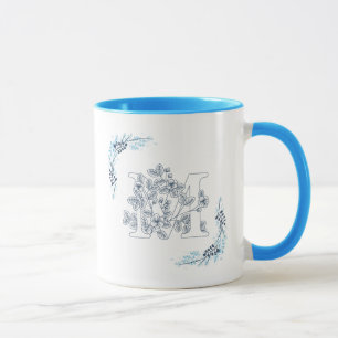 Caneca Monograma Azul, Calm Café Floral